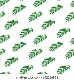 Tropical palm leaves, jungle leaves seamless vector illustration of a floral background pattern. Concept for textiles or book covers, manufacturing, wallpapers, printing, gift wrapping, scrapbooking.