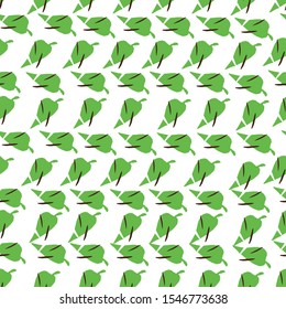 Tropical palm leaves, jungle leaves vector floral pattern background.