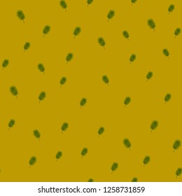 Tropical palm leaves seamless pattern. Jungle background