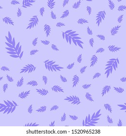 Tropical palm leaves seamless pattern for background, wrapping paper. Modern botanical endless repeatable motif for surface design.