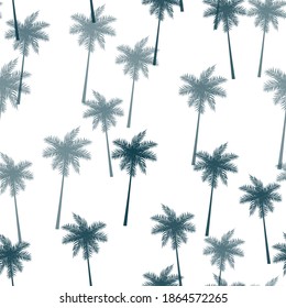 La Palma Tropical Deja El Fondo Del Patrón Sin Margen. EPS10 de ilustración vectorial