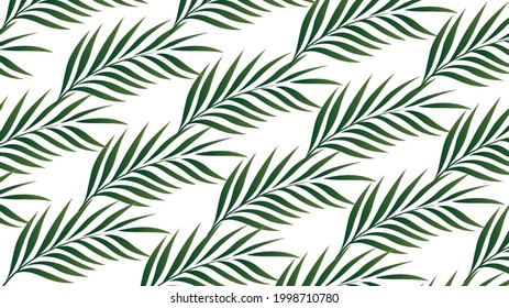 tropical palm leaves seamless pattern. Use as background texture, wrapping paper, textile or wallpaper design, postcard.
