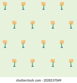 TROPICAL PALM SEAMLESS COLOURFUL PATTERN