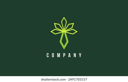 Tropical Palm Tree Logo Design for Travel and Leisure Brands – Vibrant and Relaxing Emblem for Evoking Beachfront Escapes and Exotic Destinations