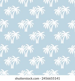 Tropical Palm Tree repeat pattern coastal pattern vector file