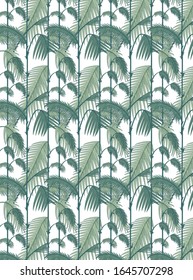 Tropical palm trees repeat pattern Can be used for wallpaper, pattern fills, web page background,surface textures. 