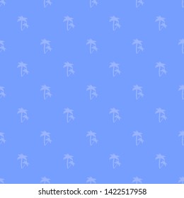 Tropical palm trees, seamless pattern, flat design template, vector illustration