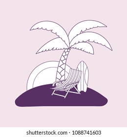 tropical palms design 