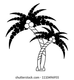 Tropical palms design