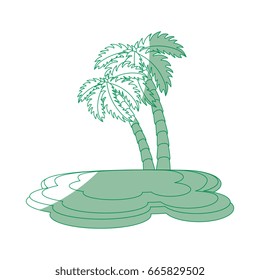 tropical palms design