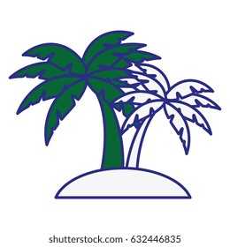 tropical palms icon