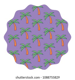 tropical palms pattern