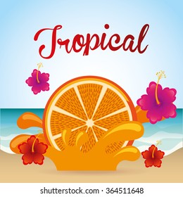 tropical paradise design 