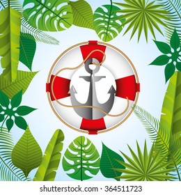 tropical paradise design 