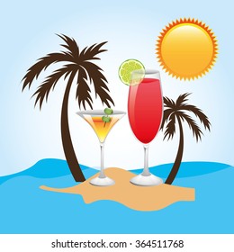 tropical paradise design 