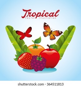 tropical paradise design 