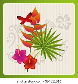 tropical paradise design 