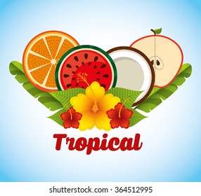 tropical paradise design 
