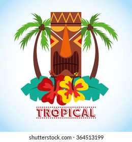 tropical paradise design 