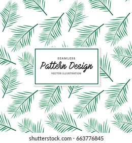 Tropical Patter Design Background 