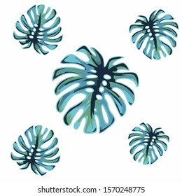 Tropical Pattern design. vector design for background