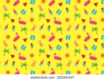 Tropical pattern illustration : vector