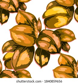 Patrón tropical. Impresión veraniega exótica de la jungla. Hoja tropical de verano. Patrón de la moda de las flores tropicales. Ilustración con tropismo floral. Patrón veloz. Hermosa huella con hojas tropicales.	