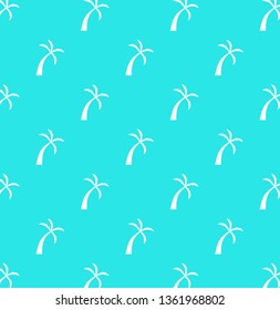 Tropical pattern with palm trees. Vector illustration.