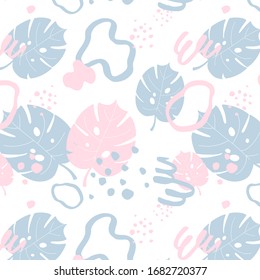 Tropical pattern. Perfect design for posters, cards, textile, web pages.