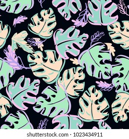 tropical pattern vector