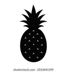 a Tropical Pineapple Silhouette art