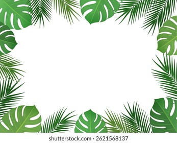 Ilustração de vetor de estrutura de planta tropical