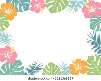 Ilustração de vetor de estrutura de planta tropical