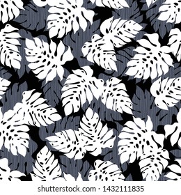 Tropical plant illustration pattern
I designed a tropical plant
This painting continues repeatedly,
