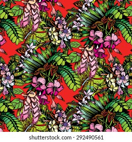 Tropical Plant Pattern