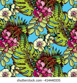 Tropical Plant Pattern