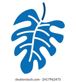 Ilustración de vectores de línea de icono Plantas tropicales