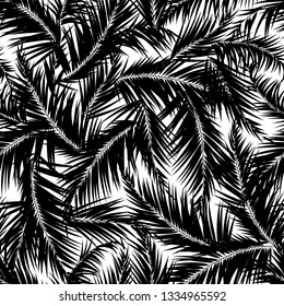 tropical plants pattern,