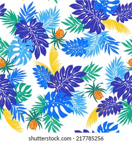tropical plants pattern
