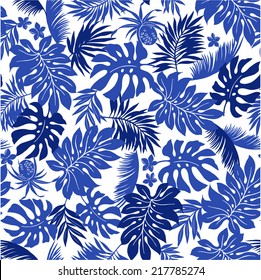 tropical plants pattern