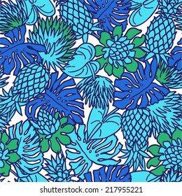 tropical plants pattern