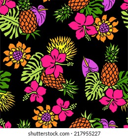 tropical plants pattern