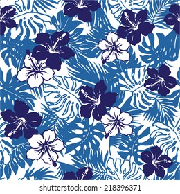 tropical plants pattern