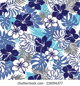 tropical plants pattern