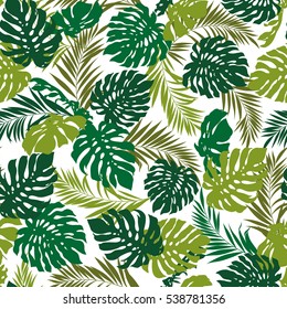 tropical plants pattern