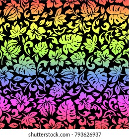 tropical plants pattern,
I designed a tropical plant,
This picture is seamless,

