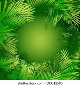 tropical plants (vector drawing nature)