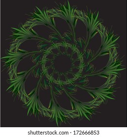 tropical plants (vector drawing nature)