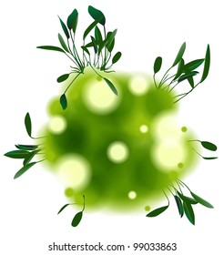 tropical plants (vector drawing nature)