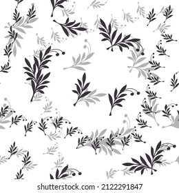 tropical plants.a shadow. set.seamless pattern.vector illustration. white background.print for you and your business,wallpaper,textiles